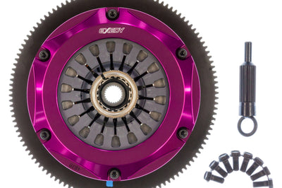 Exedy 2004-2014 Subaru Impreza WRX STI H4 Hyper Twin Cerametallic Clutch Sprung Disc Pull Type - Drivetrain