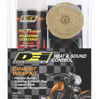 Dei Exhaust Pipe Wrap Kit Tan W/white Coating - Black - Harddrive Products