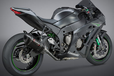 Yoshimura Exhaust Race Alpha-t 3qtr Slip-on Ss-cf-cf - Street Collection
