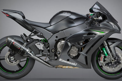 Yoshimura Exhaust Race Alpha-t 3qtr Slip-on Ss-cf-cf - Street Collection