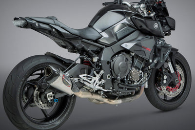 Yoshimura Exhaust Race Alpha-t 3qtr Slip-on Ss-ss-cf Works - Street Collection