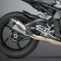 Yoshimura Exhaust Race Alpha-t 3qtr Slip-on Ss-ss-cf Works - Street Collection