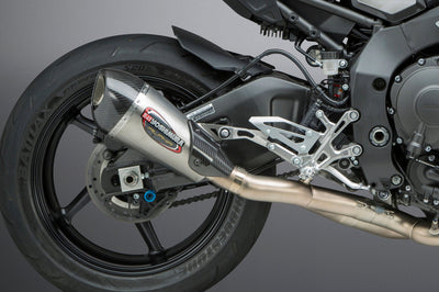 Yoshimura Exhaust Race Alpha-t 3qtr Slip-on Ss-ss-cf Works - Street Collection