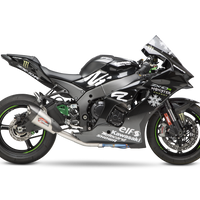 Yoshimura Exhaust Race At2 3/4 Sys Ss/cf Kaw - Street Collection