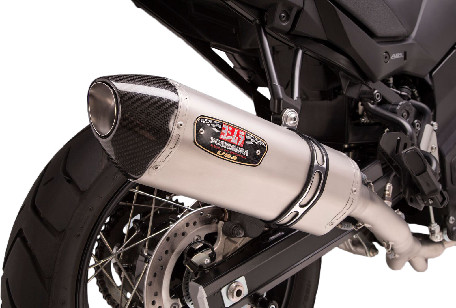Yoshimura Exhaust Race R-77 3qtr Slip-on Ss-ss-cf - Street Collection