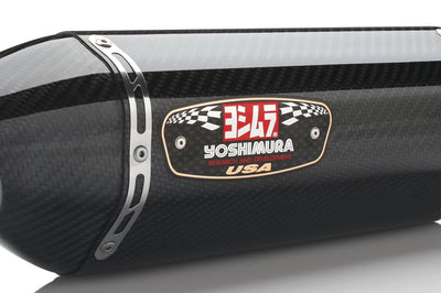 Yoshimura Exhaust Race R-77 Slip-on Ss-cf-cf Dual - Street Collection