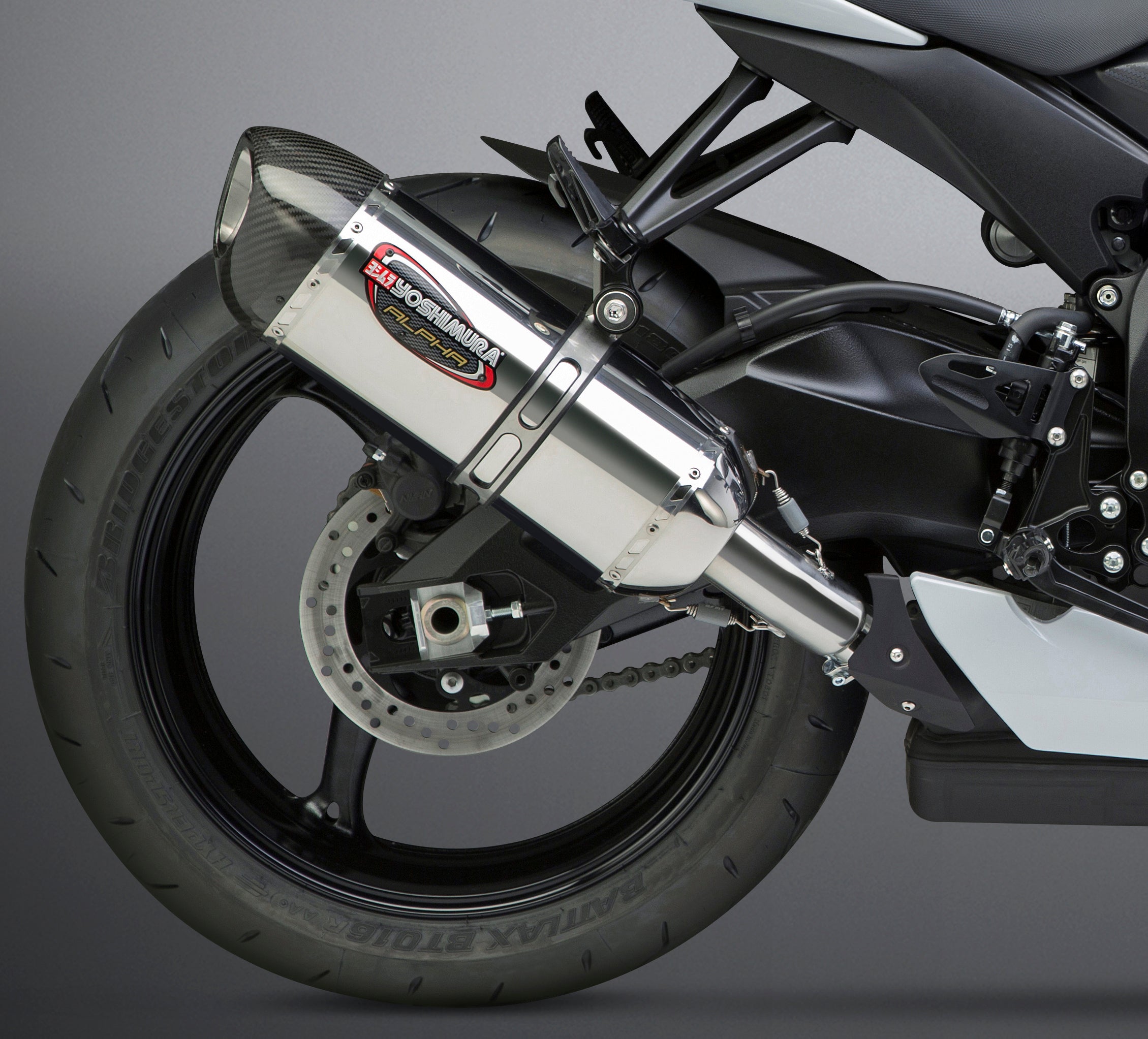 Yoshimura Exhaust Signature Alpha Slip-on Ss-ss-cf - Street Collection