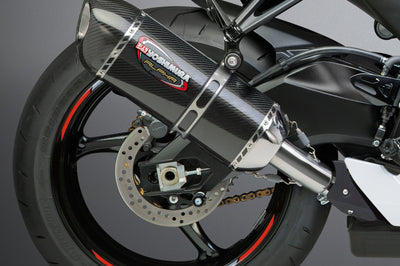 Yoshimura Exhaust Signature Alpha Slip-on Ss-cf-cf - Street Collection