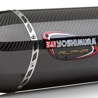 Yoshimura Exhaust Signature Alpha Slip-on Ss-cf-cf - Street Collection