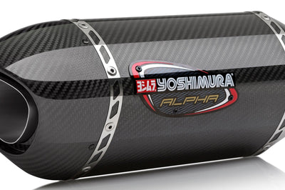 Yoshimura Exhaust Signature Alpha Slip-on Ss-cf-cf - Street Collection