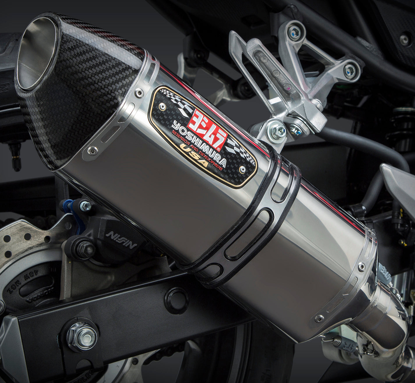 Yoshimura Exhaust Signature R-77 Slip-on Ss-ss-cf - Street Collection
