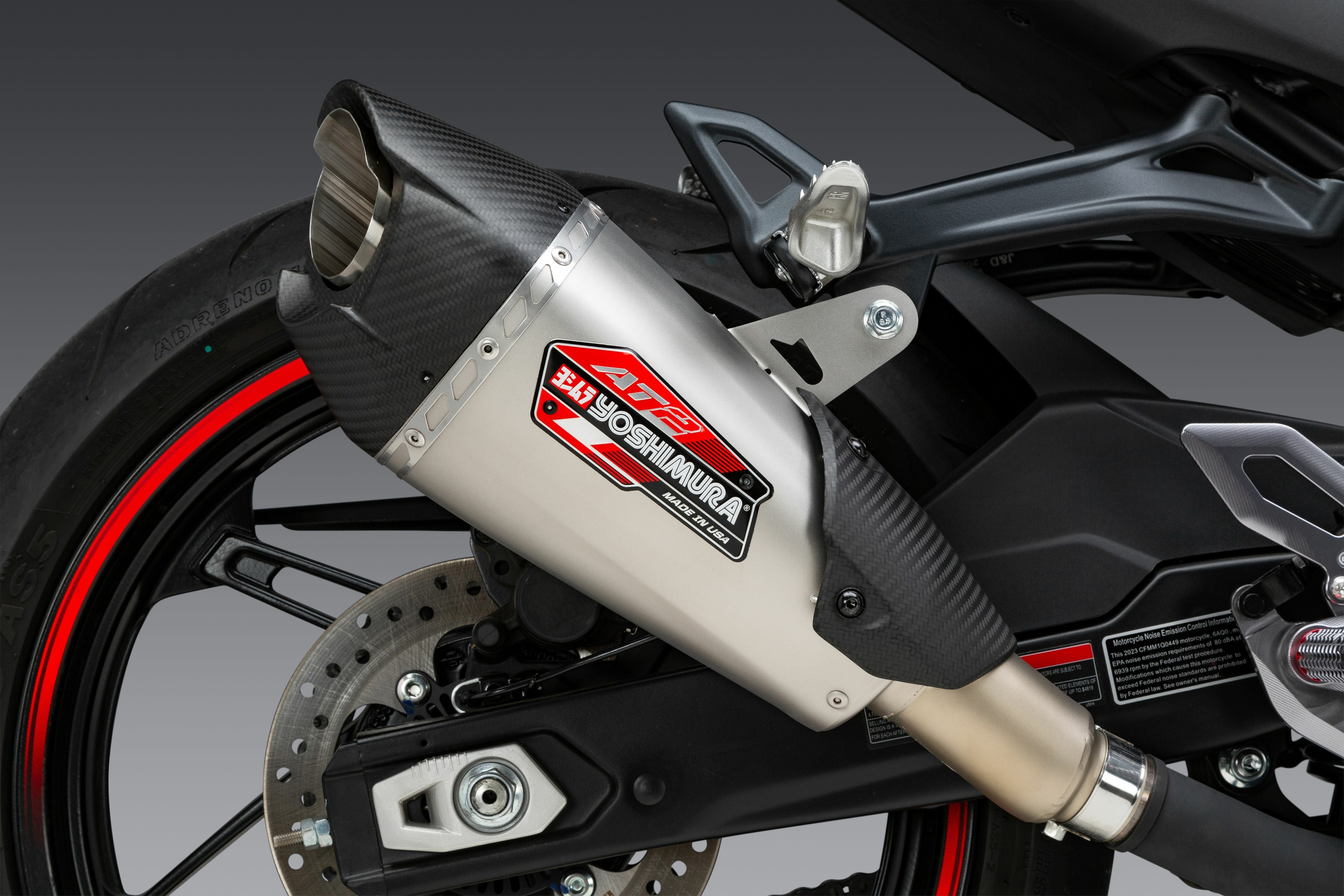 YOSHIMURA Exhaust Street At2 Slip On Ss/Ss/Cf