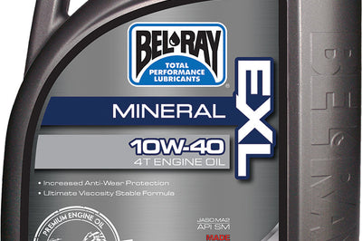Bel-ray Exl Mineral 4t Engine Oil 10w-40 4l - Harddrive Products