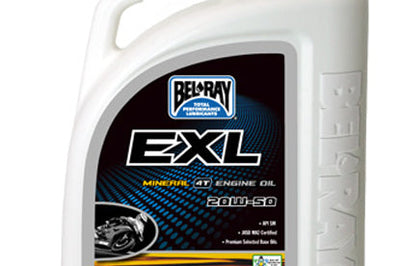 Bel-ray Exl Mineral 4t Engine Oil 20w-50 4l - Harddrive Products