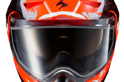 Scorpion Exo Exo-at960 Cold Weather Helmet Topographic Sand/grn Xl Electr