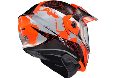 Scorpion Exo Exo-at960 Cold Weather Helmet Topographic Sand/grn Xl Electr