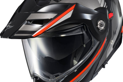 SCORPION EXO Exo At960 Modular Helmet Monk Black/Red 2x - Helmets
