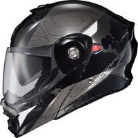 SCORPION EXO Exo At960 Modular Helmet Topographic Black/White 3x - Helmets