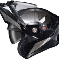 SCORPION EXO Exo At960 Modular Helmet Topographic Black/White 3x - Helmets