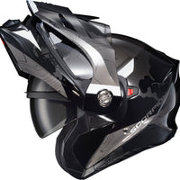 SCORPION EXO Exo At960 Modular Helmet Topographic Black/White 3x - Helmets