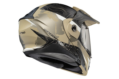 SCORPION EXO Exo At960 Modular Helmet Topographic Sand/Black Sm - Helmets