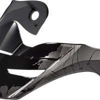 Scorpion Exo Exo-at960 Peak Visor Topographic Sand/green - Orange/Black