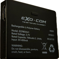 Uclear Exo-com Replacement Spare Battery - Apparel Collection