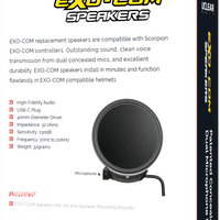 Uclear Exo-com Replacement Speaker/mic Kit - Apparel Collection