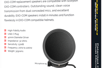 Uclear Exo-com Replacement Speaker/mic Kit - Apparel Collection