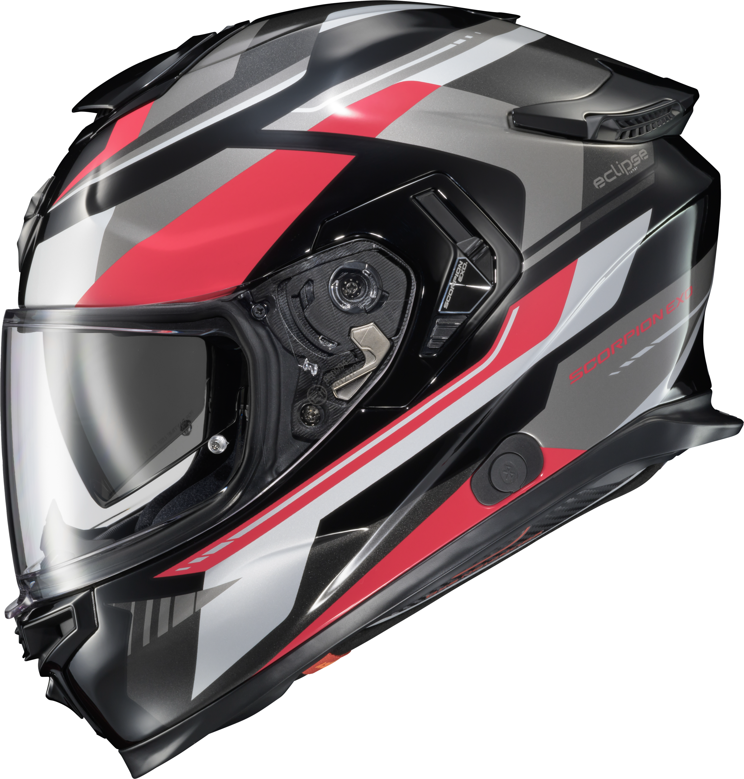 SCORPION EXO Exo Eclipse Full Face Helmet Lunar Red/White/Black Md
