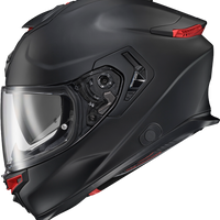 Scorpion Exo Exo-eclipse Full Face Helmet Lunar Red/white/black Xl - Matte Black / 2X-Large