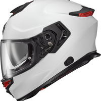 Scorpion Exo Exo-eclipse Full Face Helmet Lunar Red/white/black Xl - Matte Black / 2X-Large