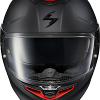 Scorpion Exo Exo-eclipse Full Face Helmet Lunar Red/white/black Xl - Matte Black / 2X-Large
