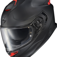 Scorpion Exo Exo-eclipse Full Face Helmet Lunar Red/white/black Xl - Matte Black / 2X-Large