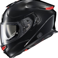 Scorpion Exo Exo-eclipse Full Face Helmet Lunar Red/white/black Xl - Matte Black / 2X-Large