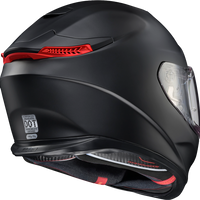 Scorpion Exo Exo-eclipse Full Face Helmet Lunar Red/white/black Xl - Matte Black / 2X-Large