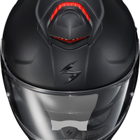 Scorpion Exo Exo-eclipse Full Face Helmet Lunar Red/white/black Xl - Matte Black / 2X-Large