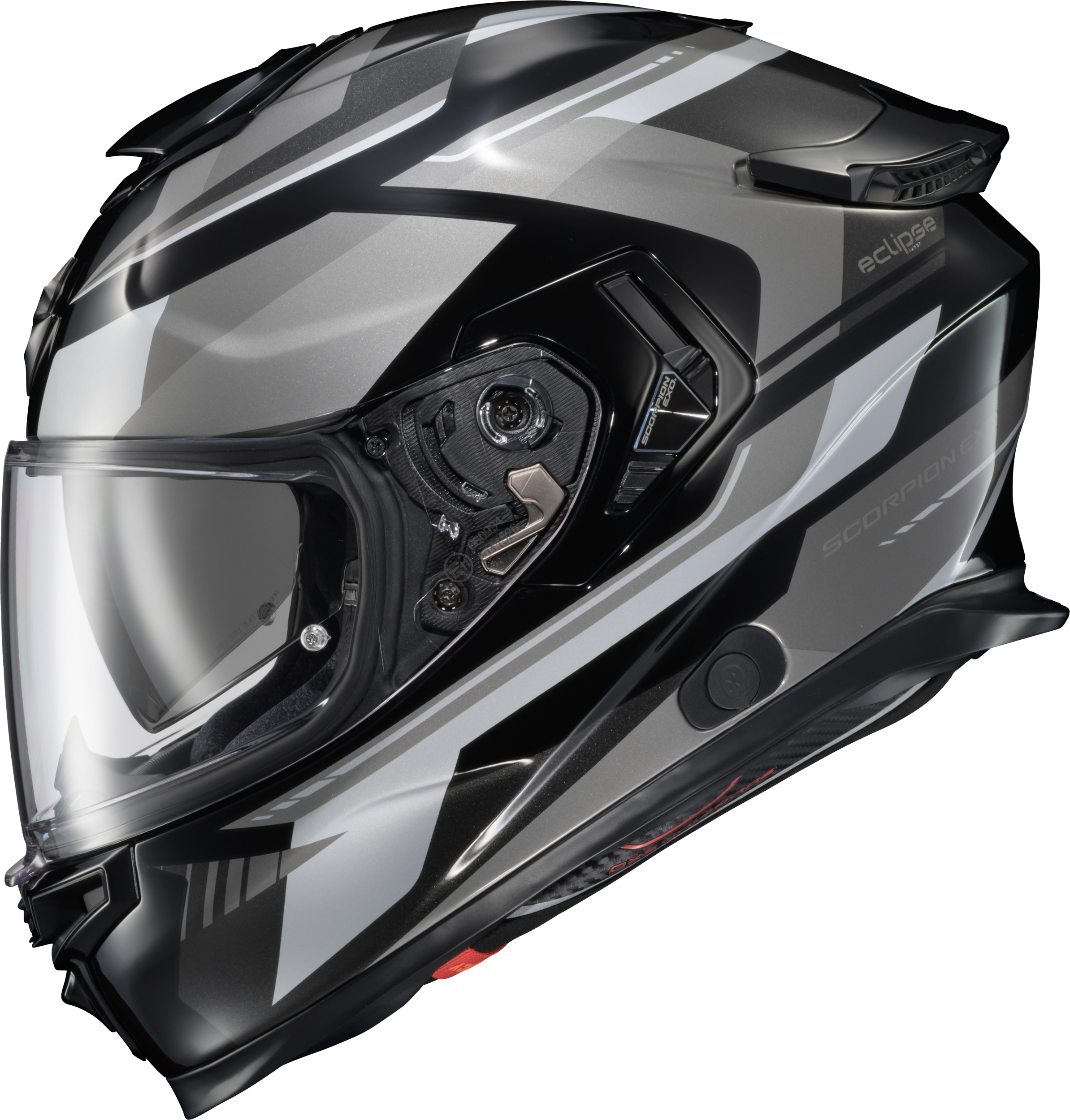 SCORPION EXO Exo Eclipse Full Face Helmet Lunar White/Black Md