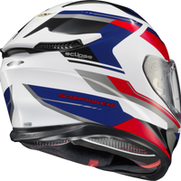 SCORPION EXO Exo Eclipse Full Face Helmet Lunar White/Red/Blue Sm