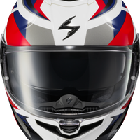 SCORPION EXO Exo Eclipse Full Face Helmet Lunar White/Red/Blue Xl