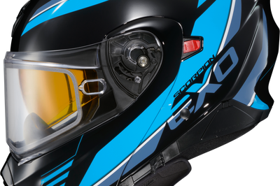 Scorpion Exo Exo-gt930 Cold Weather Helmet Modulus Wht/blu Xl (electric)