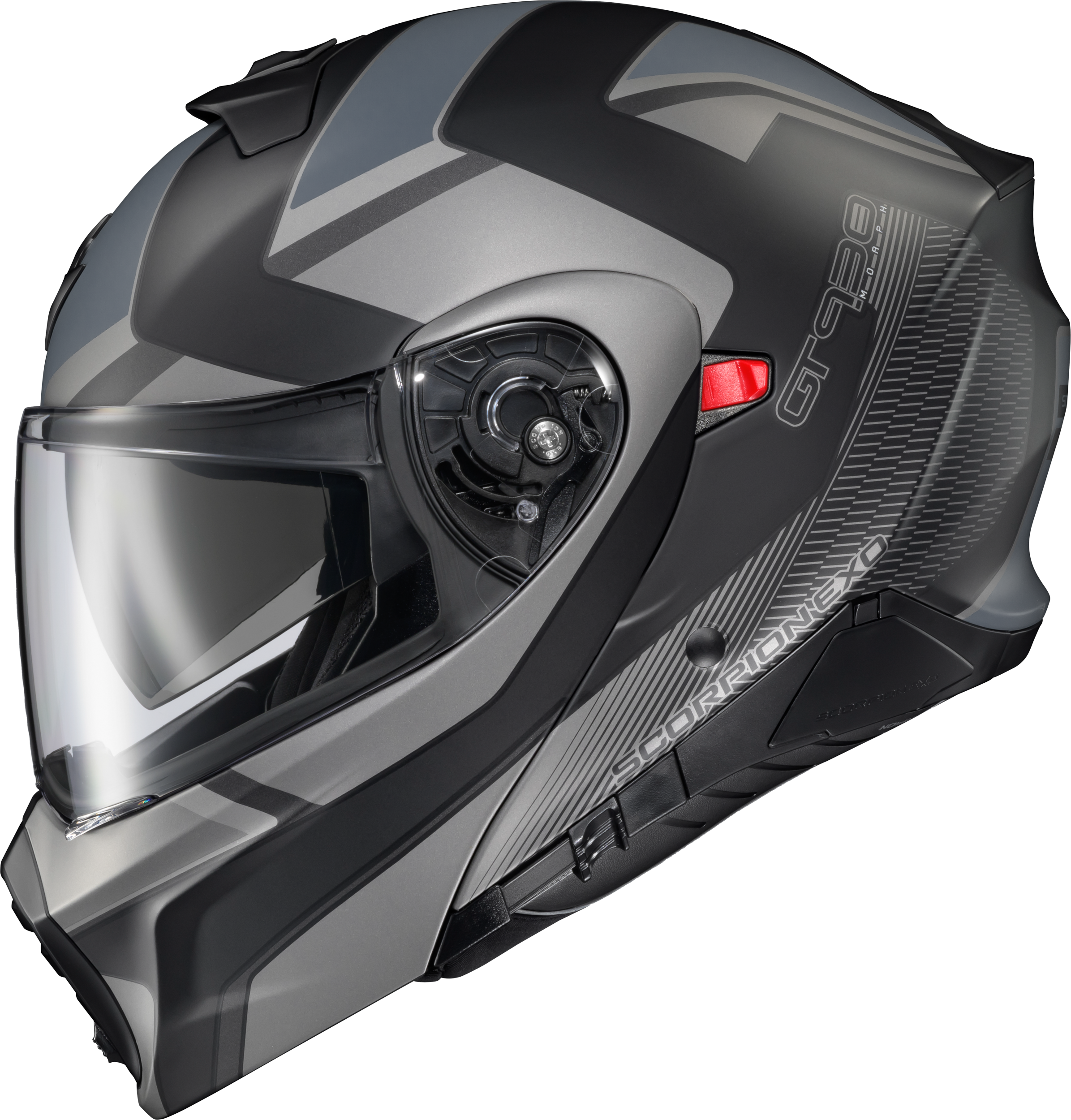 Scorpion Exo Exo-gt930 Transformer Helmet Morph Blue/red 2x - White / Large