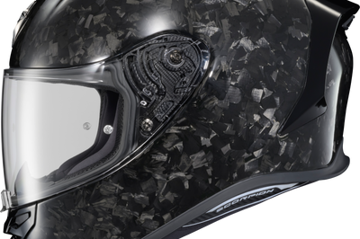 SCORPION EXO Exo R1 Air Full Face Helmet Carbon Onyx Gloss Black Xl - Helmets