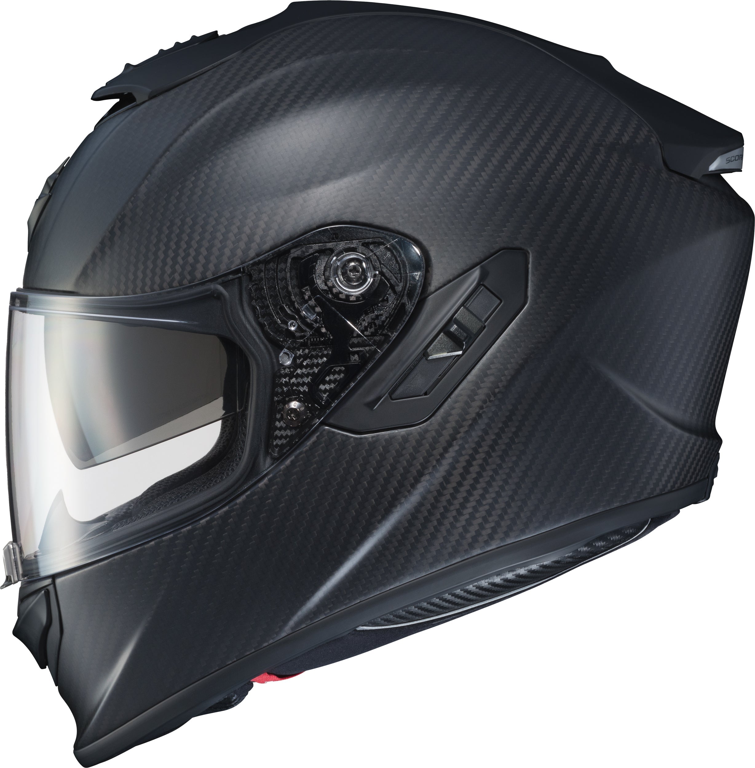 Scorpion Exo Exo-st1400 Evo Carbon Helmet Hex Matte Grey Xl - Black / 2X-Large