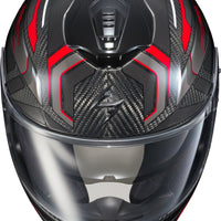 Scorpion Exo Exo-st1400 Evo Carbon Helmet Hex Matte Grey Xl - Black / 2X-Large