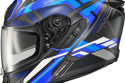 Scorpion Exo Exo-st1400 Evo Carbon Helmet Hex Matte Grey Xl