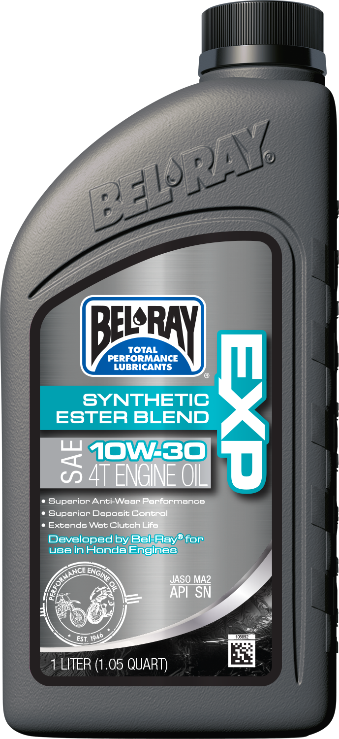 Bel-ray Exp Synthetic Ester Blend 4t Engine Oil 10w-30 1l