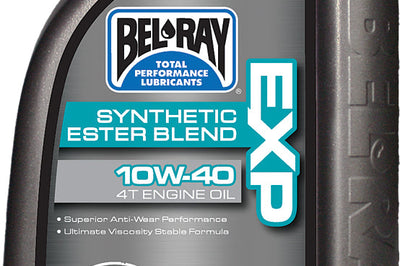 Bel-ray Exp Synthetic Ester Blend 4t Engine Oil 10w-40 1l - Harddrive Products