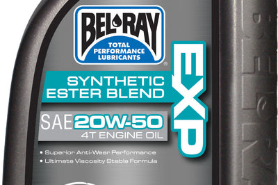 Bel-ray Exp Synthetic Ester Blend 4t Engine Oil 20w-50 1l - Harddrive Products