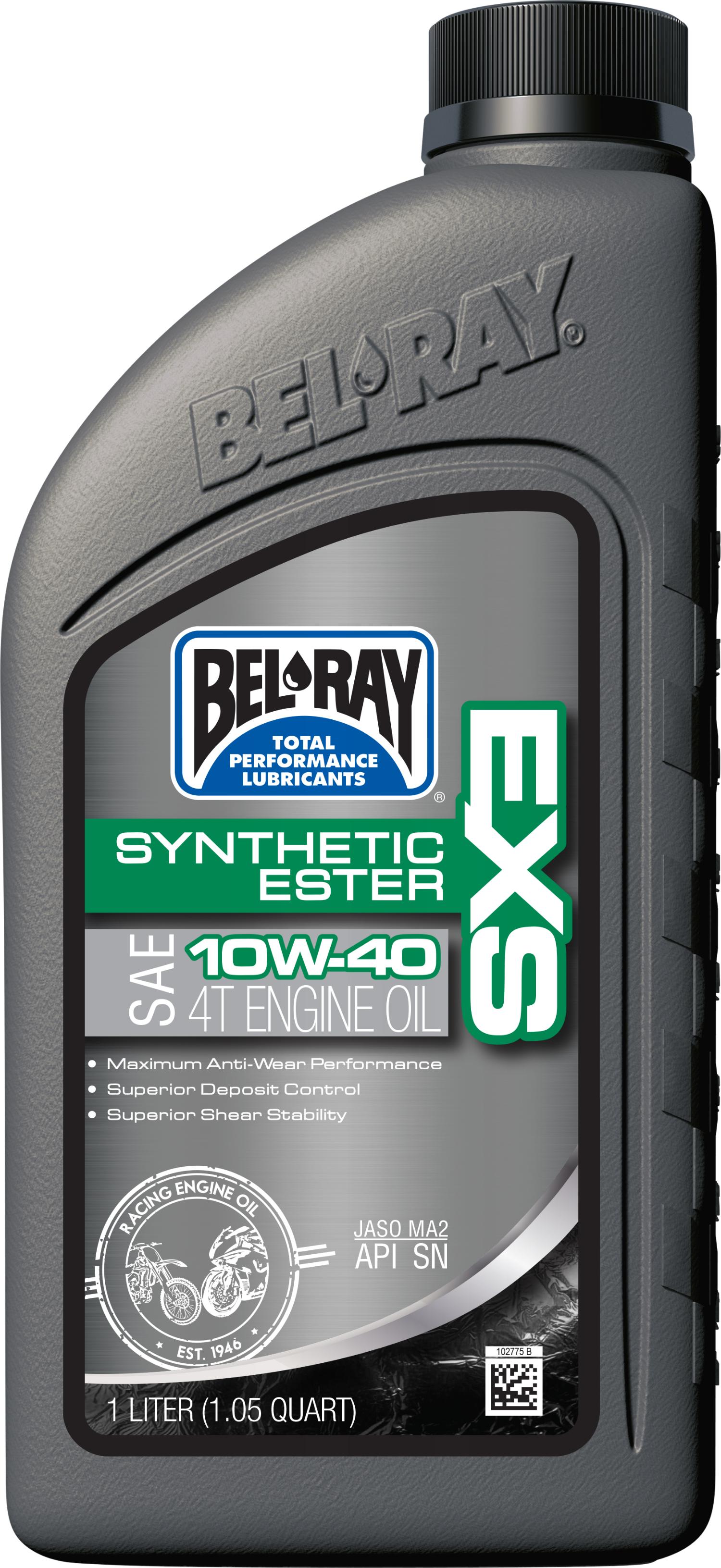 Bel-ray Exs Full Synthetic Ester 4t Engine Oil 10w-40 1lt - Watercraft Collection
